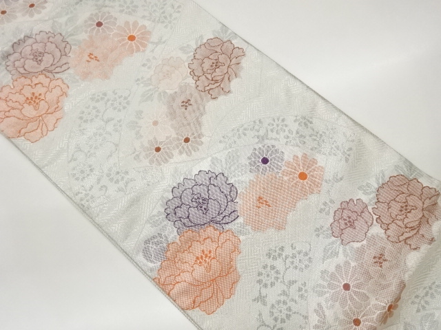 JAPANESE FUKURO OBI / SAGANISHIKI / WOVEN JIGAMI PATTERN